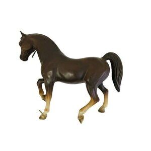 Vintage Breyer Dark Brown Horse Animal Figure Plastic Stallon Mare Saddlebred Cl
